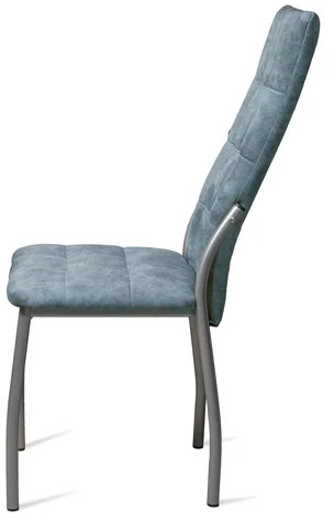 Стул Волна / Серебро/Велюр Лагуна