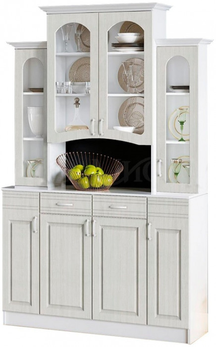 Буфет Констанция 4-х створчатый (Белый матовый)