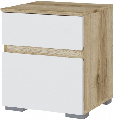 Плейона Тумба прикроватная делано/белый