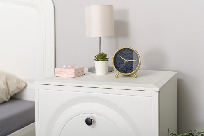 Валенсия Спальня № 33, цвет ЛДСП белый шагрень/МДФ белый шагрень, ортопед есть, сп. м. 1600х2000 мм., б/м