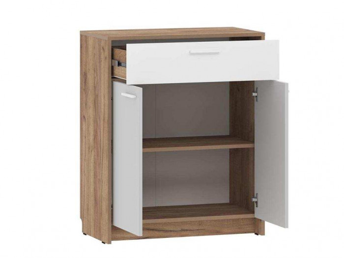 Прихожая Нортон 2 Дуб крафт табачный/белый/серый камень