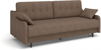 Диван Женева еврокнижка ткань Verona dark brown (2210*1150*960) Коричневый