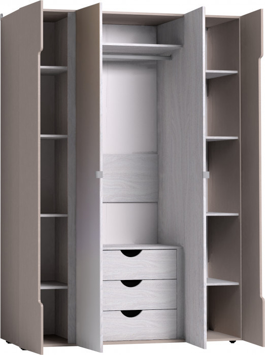 Шкаф для одежды и белья Brownie 777