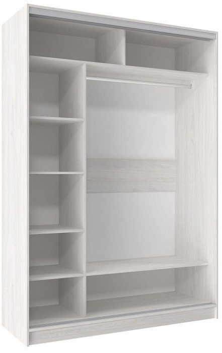 Шкаф-купе двухдверный 1600 Домашний Ясень Анкор светлый