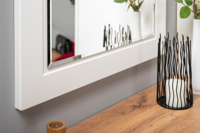 Остин Прихожая 48, цвет белый шагрень/дуб крафт золотой, ШхГхВ 320х54,3х229,6 см., универсальная сборка