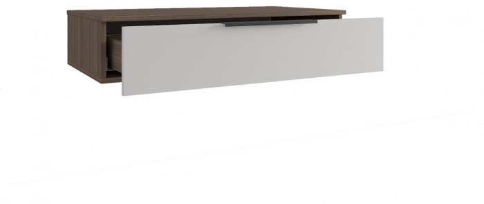 МС Роза Тумба подвесная (Ройс)+ ручка скоба (Орех Франклин карамель/Пудра скин)