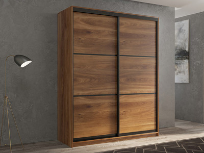 Шкаф-купе Кааппи 4 Кастелло Бренди 140х45х230 см