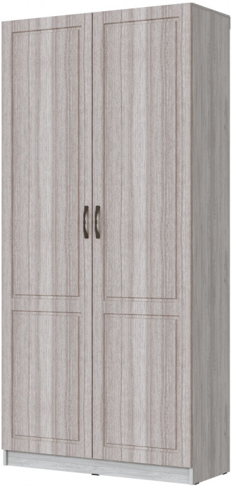 Шкаф 2-х створчатый Апполия, Ясень анкор светлый/Сандал белый