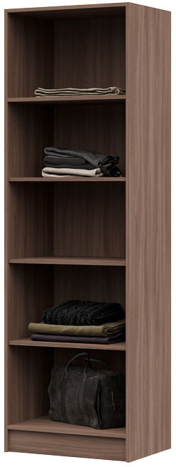 ШК 301 Макарена ЛДСП шкаф полки 600х1908х440 шимо темный/шимо светлый