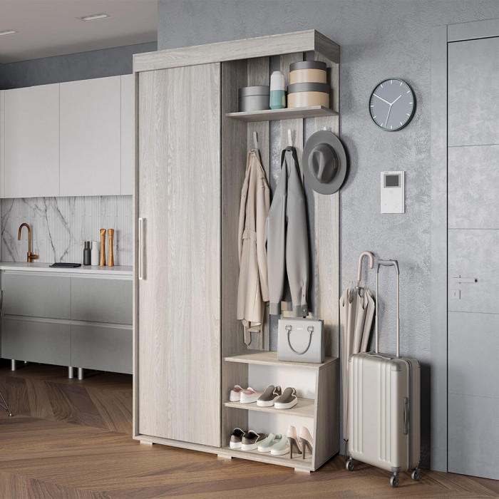 Прихожая "Зара" ПР-01 ясень белый