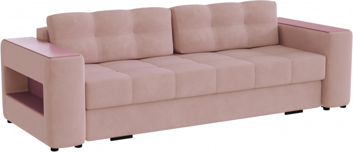 Диван раскладной Доро, пыльная роза/мдф пудра