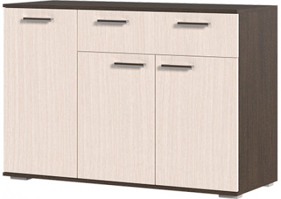 Комод К-4 венге/дуб белфорд