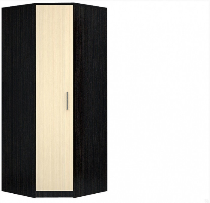 Шкаф угловой ЛДСП Эра (Дуб вотан/Белый глянец)