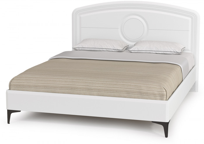 Валенсия Спальня № 39, цвет ЛДСП белый шагрень/МДФ белый шагрень, ортопед есть, сп. м. 1600х2000 мм., б/м