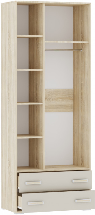 Шкаф 2-х створчатый Бланка, Дуб сонома/Кашемир