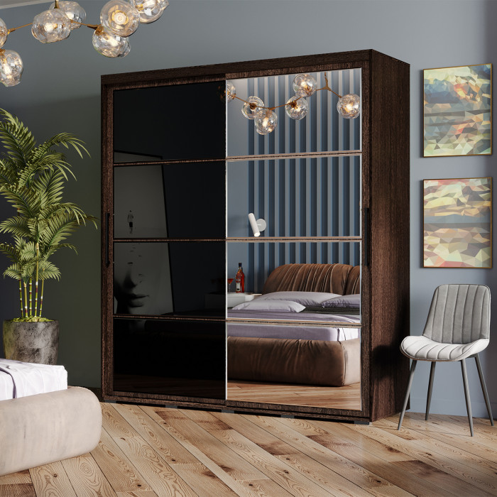 Шкаф-купе "Крафт-6" (1962х2176х591) венге