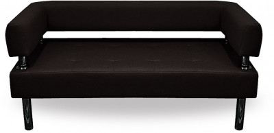 Диван Бизнес 180, экокожа, черный