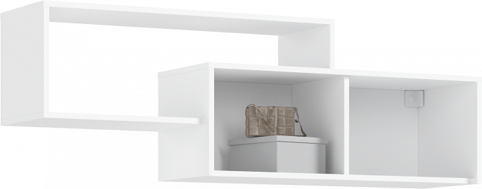 Норд Модульная Гостиная, вариант №2, Белый глянец/Белый