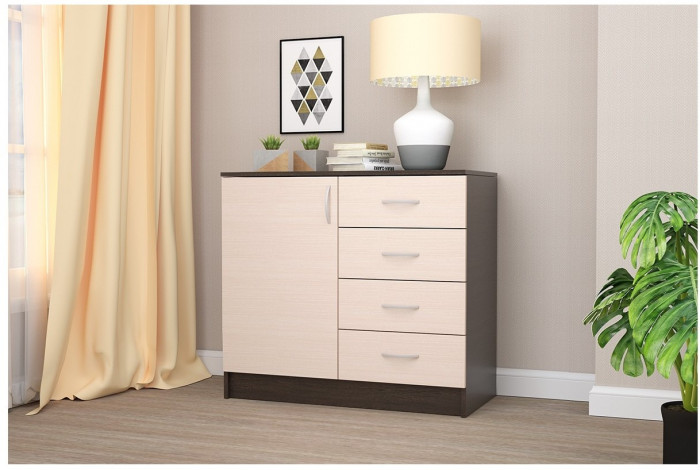 Модульная спальня Кэт-7 (композиция 5) (Венге / Белфорт)