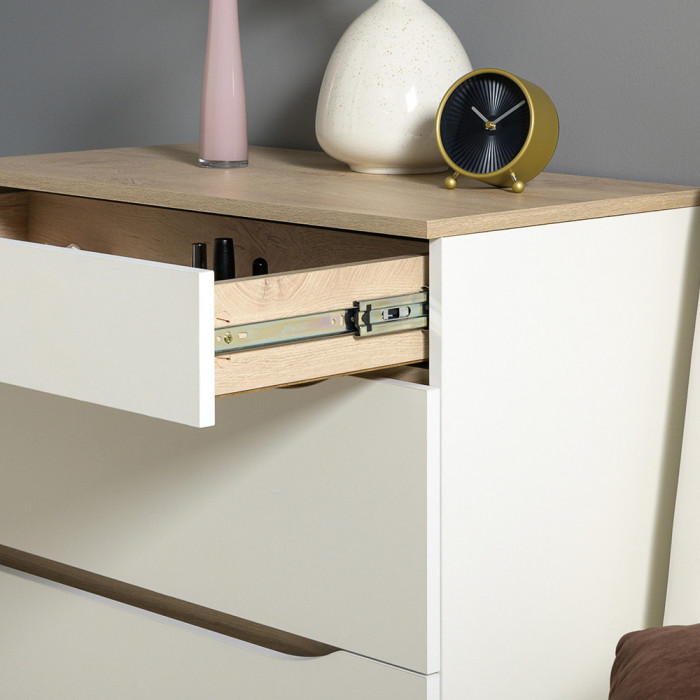 Муссон 13.198 Шкаф + 13.349 Стеллаж + 13.97 Комод + Зеркало СВК, цвет белый/дуб эндгрейн элегантный, ШхГхВ 204,6х52,3х229,8 см., НЕ универс. сб.