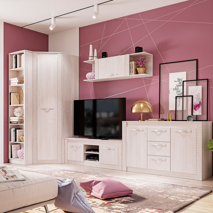 "Монако" КМ-14 ясень белый/F12