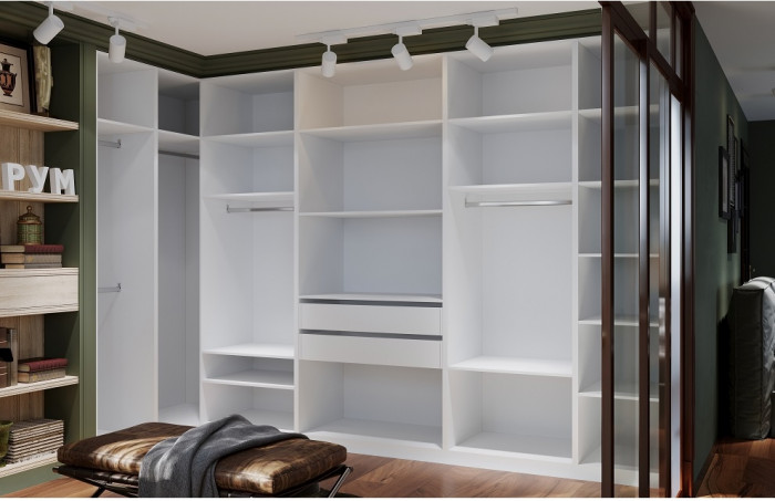 Гардеробная Рум. Комплект 5.2, белый