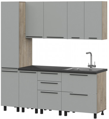 Кухня Этна 2.0 м. Комплект 5, софт грей