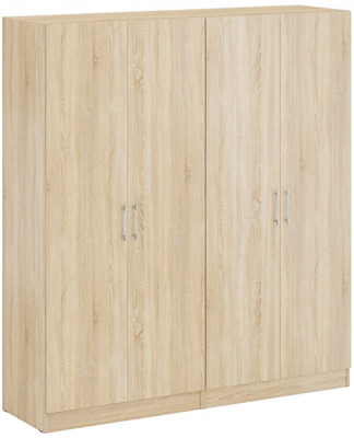 Шкаф 2-х створчатый + Шкаф 2-х створчатый Стандарт, дуб сонома