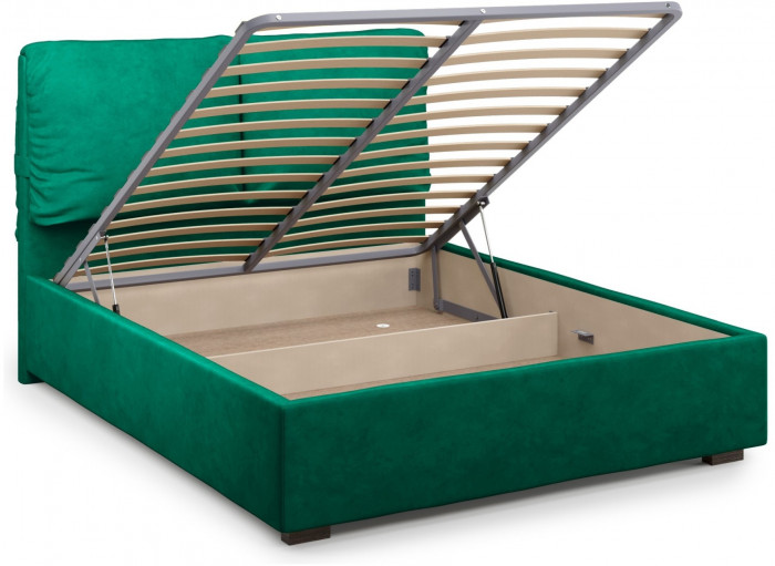 Кровать Trazimeno 140 с подъемным механизмом, Velutto 33