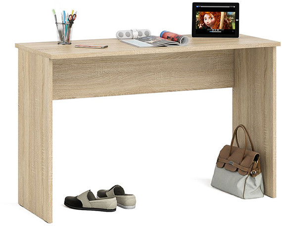 Мори Стол письменный МСП1200.1, цвет дуб сонома, ШхГхВ 120,4х50х76,6 см.