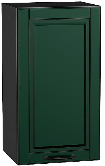 Кухонный гарнитур Дублин-04, МДФ, 130 см, Графит/Особый зеленый (Антарес)