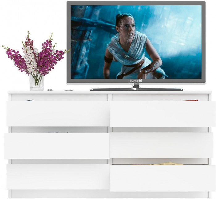 Мори Комод МК1380.6, цвет белый, ШхГхВ 138х41х73 см.