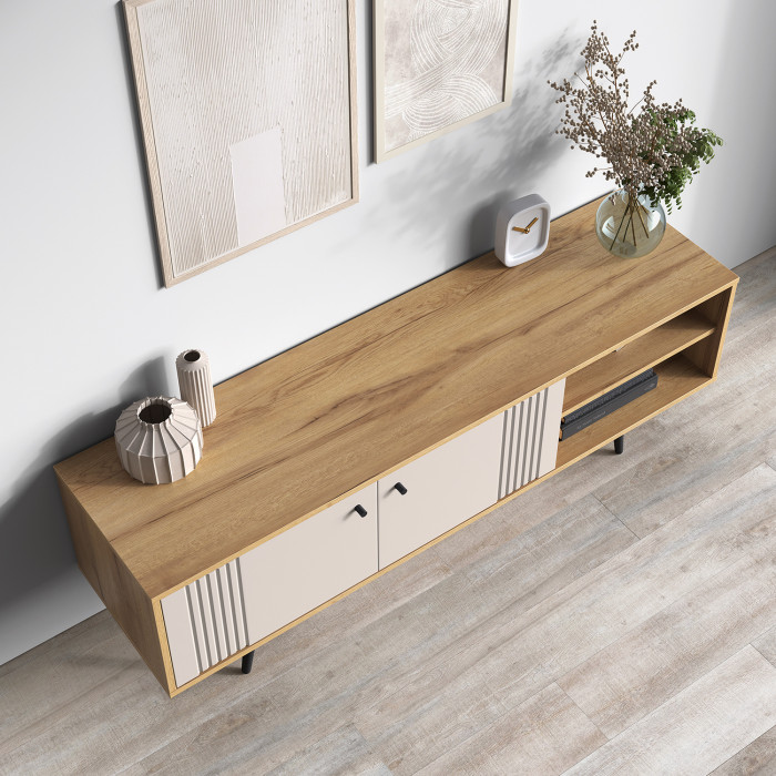 Тумба под ТВ 1500 с нишей Вега Саксония