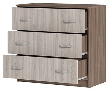 КМ 551М Бася ЛДСП комод шимо темный/шимо светлый