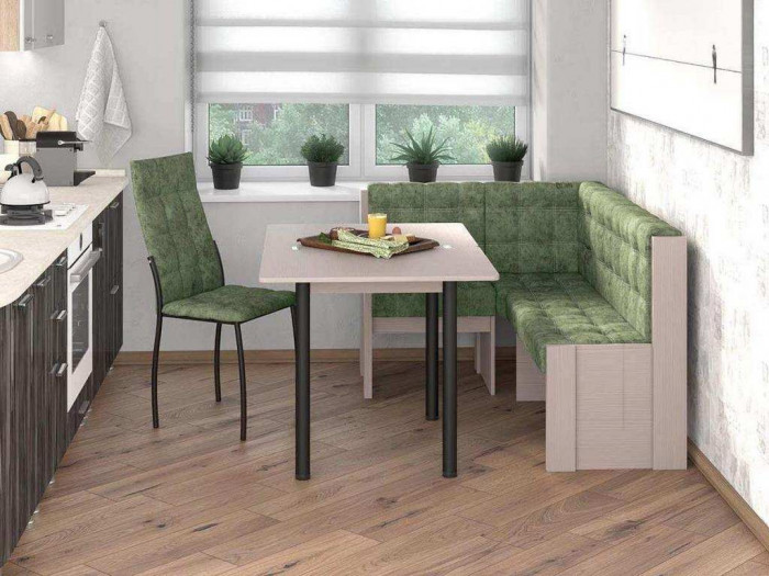 Угловая скамья Квадро Бодега/Мохито