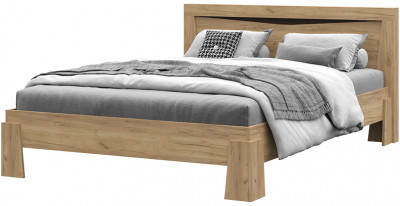 Спальня &quot;Паола&quot; КР 704 (1500х844х2120 мм) дуб крафт золото