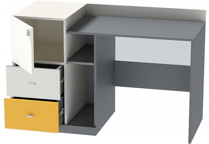 Модульная детская Клео набор 2 (Графит/Миндаль/Солнечный)