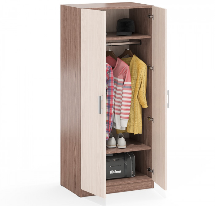 Шкаф С-МД-СК9Ш к компьютерному столу С-МД-СК9, ясень шимо светлый/ясень шимо тёмный