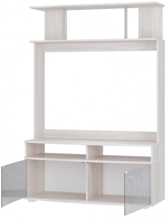 Гостиная модульная Флоренция, Ясень белый. Комплект 2