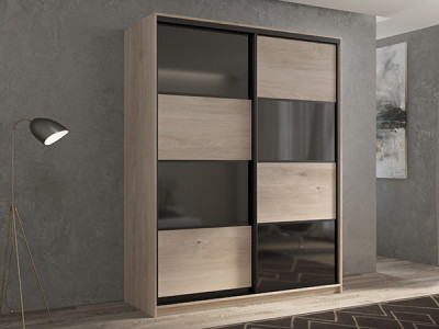 Шкаф-купе Кааппи 13 Кастелло Серый 120х60х230 см