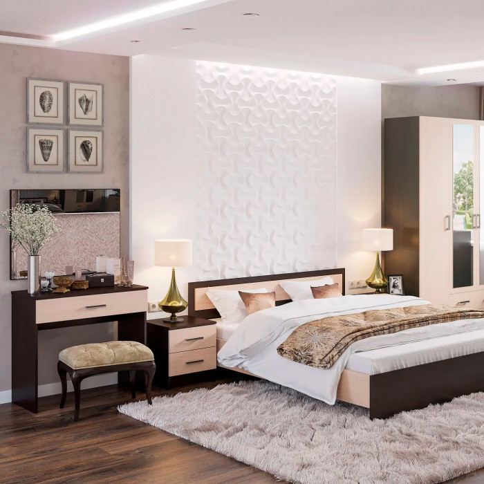 ГАРМОНИЯ СТ 601 стол трельяжный (0,8х0,75х0,408) шимо темный/шимо светлый