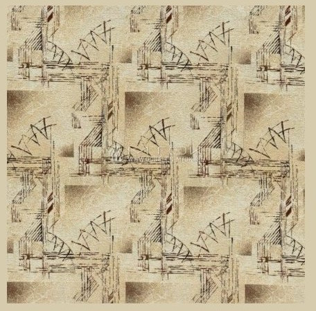 Двухъярусная кровать Мадлен-3 90/120х190 (Гобелен Пифагор, Коричневый)