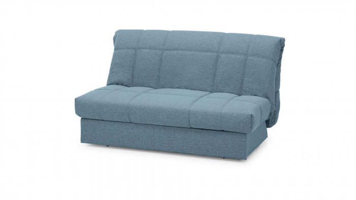 Диван Виа Лайт Strong Plus 09 140*105*88 см, Синий Рогожка Аккордеон Фиеста