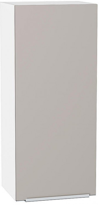 Кухонный гарнитур угловой Фьюжн-04, МДФ, 220×180 см, Белый/Глиняный шелк (Кварцит бьянко)