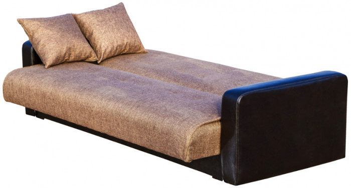 Диван Лондон 120 коричневый, пружинный блок Боннель