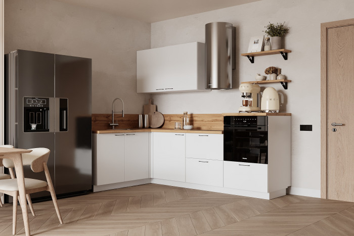 КГ Угловой 1500х2400 (без пм) Эмаль, Белый  Арника РМ в.2