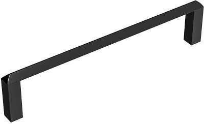 Ручка скоба мебельная СМ-15 Черный, 0.9×2.5×16.8 см