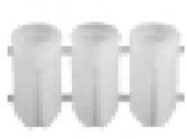 Демпфер угловой GLISSANDRO CR,серый (30), 403-4068-200-00