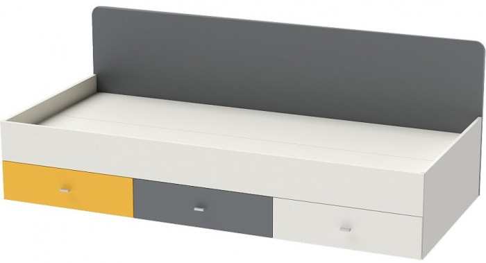 Модульная детская Клео набор 4 (Графит/Миндаль/Океан)