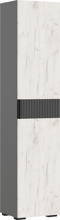 Роджина Пенал 400 (Белый глянец, Дуб Крафт Золотой)